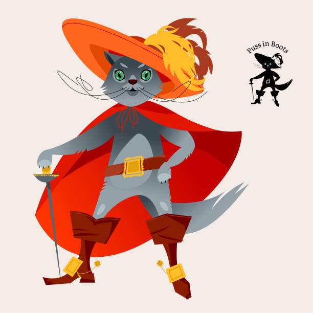 istock Puss in Boots. European folk tale. 1366601750