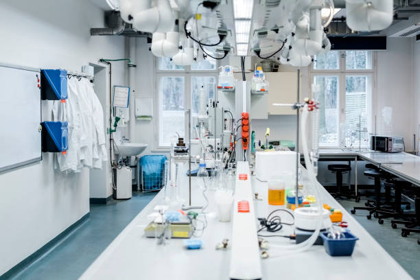 istock Interior of a modern research laboratory 1366601856