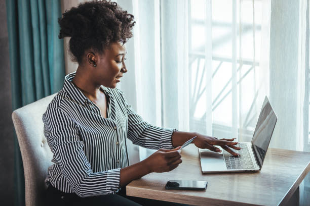 istock Businesswoman working at home. 1366603022