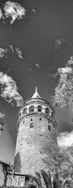 istock Galata Tower in Istanbul on a bright sunny day, Turkey. 1366603781