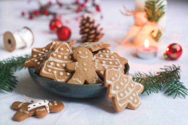 istock Christmas cookies in a bowl 1366607592