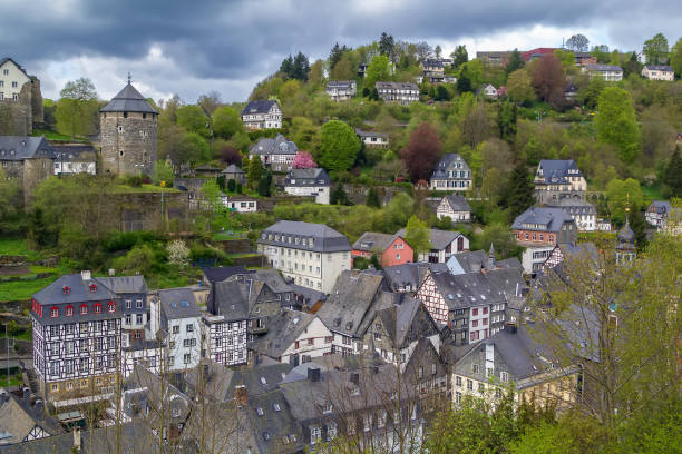 istock View of Monschau from hill, Germany 1366608775
