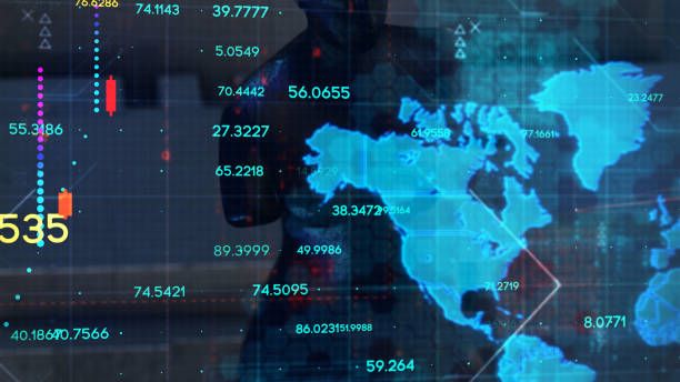 istock Venus de milo AI, metaverse concept background world map with numbers background 1366609914