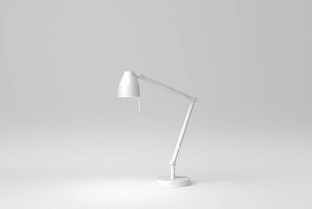 istock Modern lamp or desk lamp on white background. minimal concept. 3D render. 1366611983