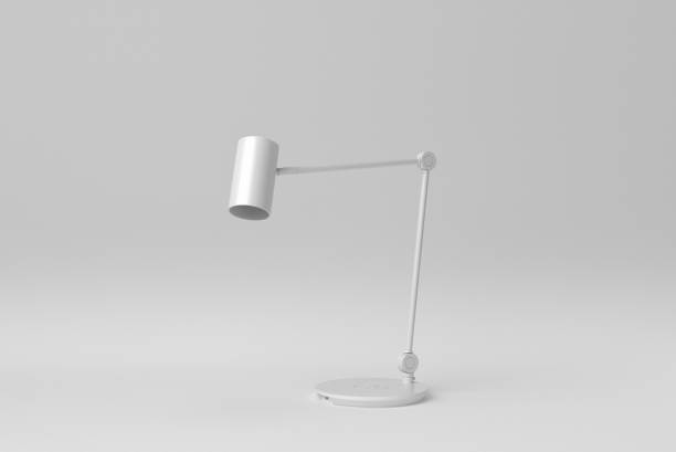 istock Modern lamp or desk lamp on white background. minimal concept. 3D render. 1366611989