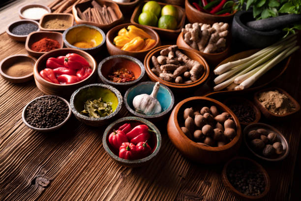 istock Thai food background. 1366613717