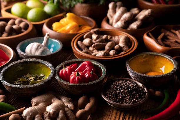 istock Thai food background. 1366613787