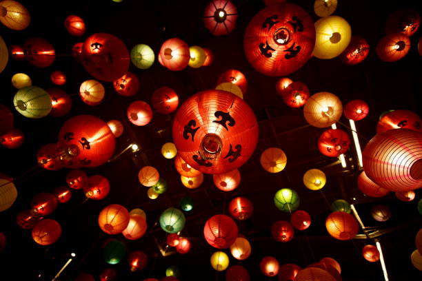 istock Chinese lanterns,Chinese new year lanterns in chinatown 1366616492