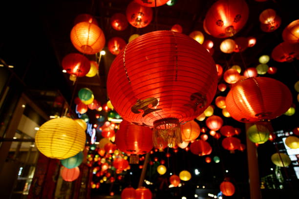 istock Chinese lanterns,Chinese new year lanterns in chinatown 1366616532