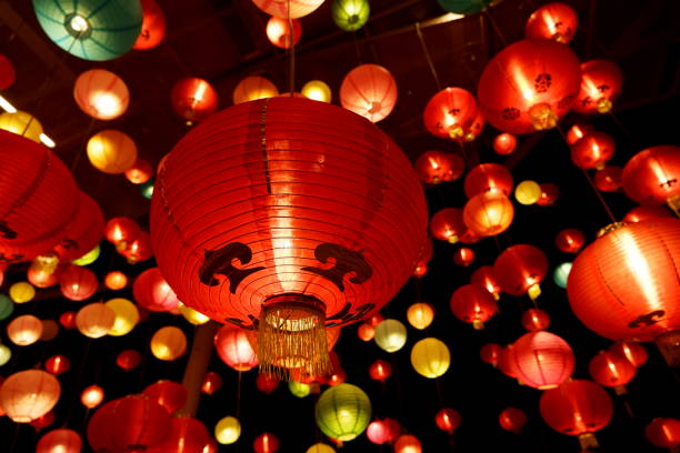 istock Chinese lanterns,Chinese new year lanterns in chinatown 1366616535