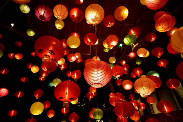 istock Chinese lanterns,Chinese new year lanterns in chinatown 1366616545