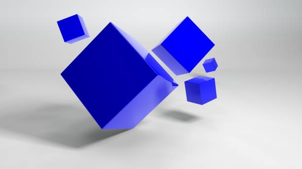 istock 3D illustration of abstract 3d cubes background 1366618157