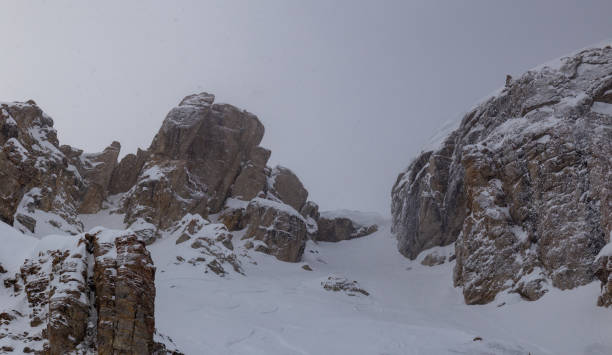istock Alpine skiing at Jackson Hole, Wyoming 1366623050
