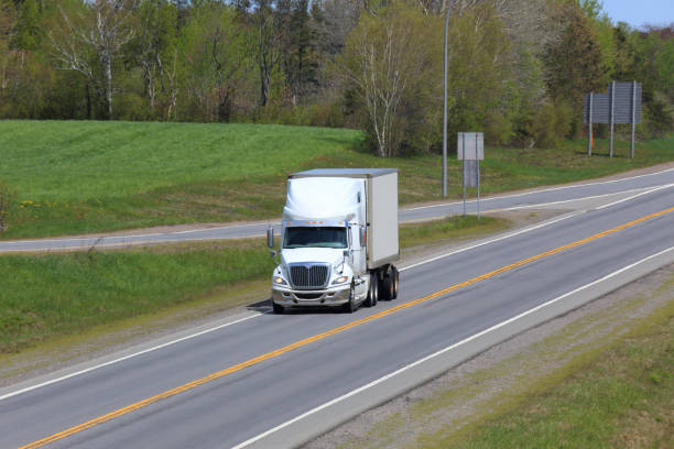 istock Transport truck 1366626078