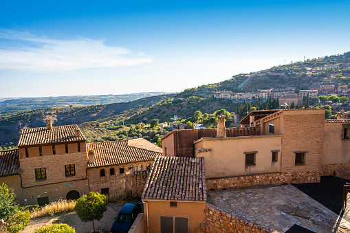 Alquezar in Somontano of Barbastro in Huesca of Aragon, one of the most beautiful villages in Spain.