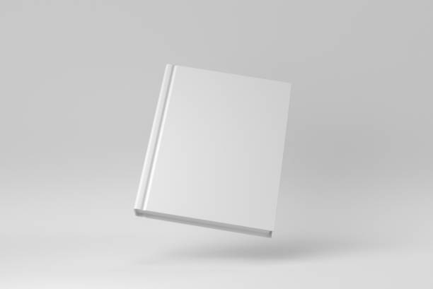 istock Book Cover closure on white background. for mockup scene. 3D render. 1366633531