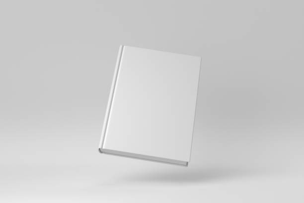 istock Book Cover closure on white background. for mockup scene. 3D render. 1366633532