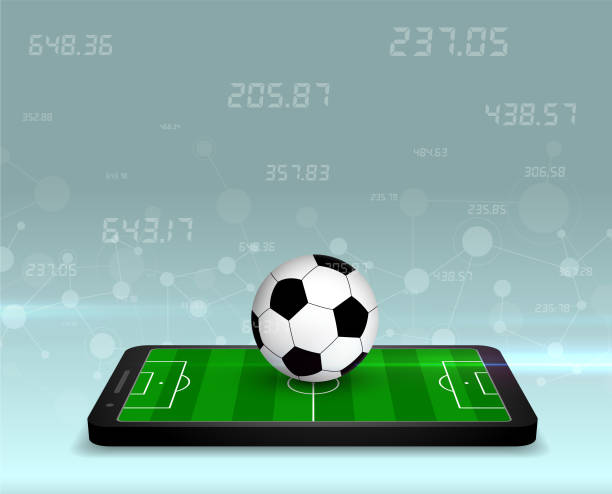 istock Online sports betting - soccer 1366635226