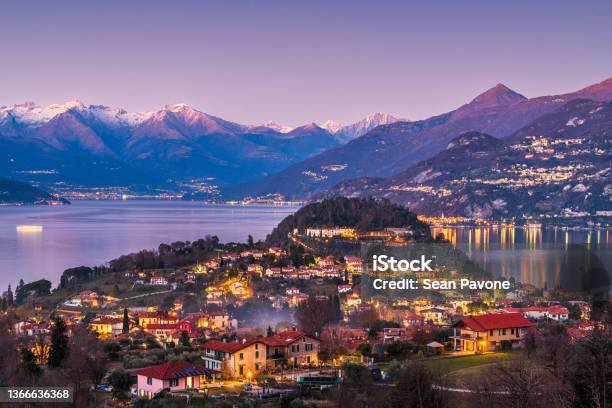 Bellagio Como Italy Stock Photo - Download Image Now - Como - Italy, Winter, Dolomites