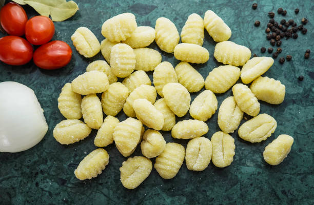 istock Kitchen table with fresh gnocchi ready to boil 1366636497