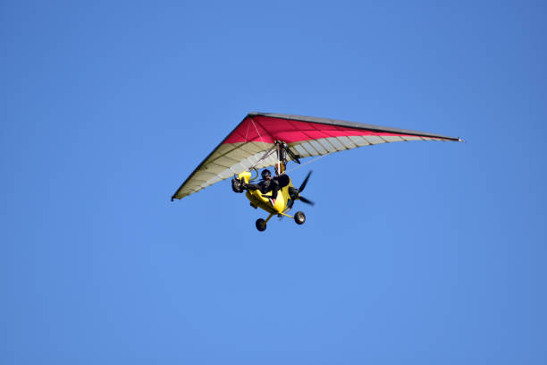 Motor kite flying in the sky