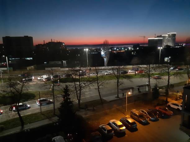 istock Sunset above Burgas, Bulgaria 1366637576