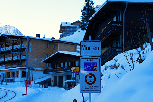 Photo taken Januar 15th, 2022, Lauterbrunnen, Switzerland.