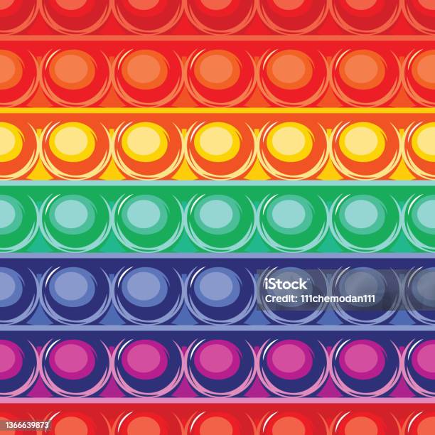 Vector Color Seamless Pattern Popit Template Element For Design Vector Color Seamless Pattern Popit Template Element For Design