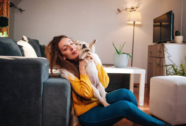 istock Happiness is a warm puppy 1366647413