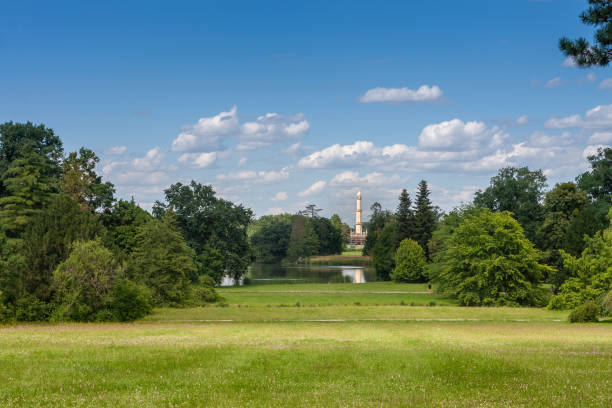 istock Minaret-observation tower in Moorish revival architecture style in Lednice-Valtice complex 1366649475