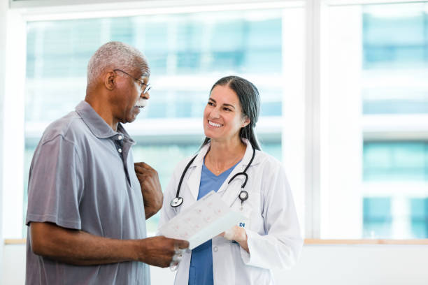 istock Senior patient learns about home care options 1366650117