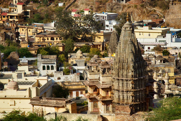 istock Pushkar area low-rise building, India 1366654501
