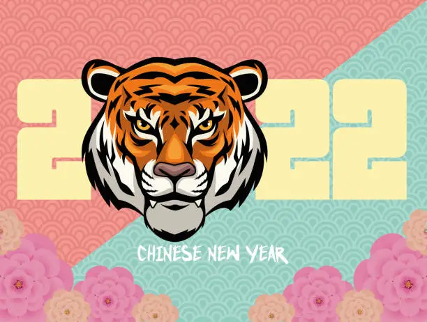 Vector illustration of chinese new year card