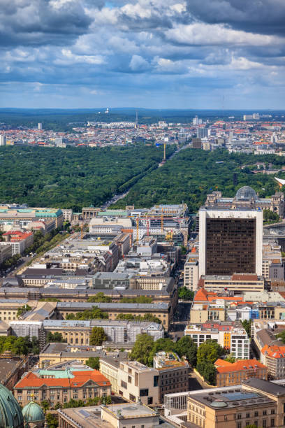 istock Berlin City Centre Aerial View Cityscape 1366658959