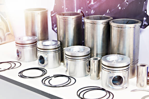 istock Pistons, sleeves and oil scraper rings 1366661328