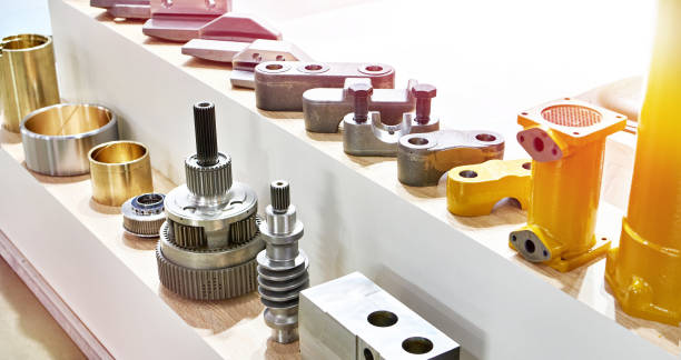 istock Casting and forging steels details parts 1366661845