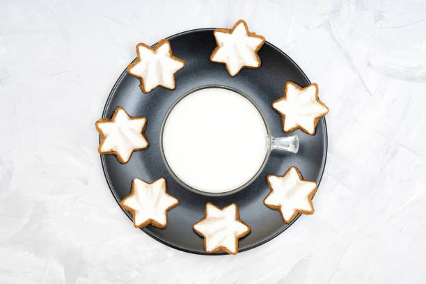istock Cinnamon cookies and milk left out for Santa 1366665874