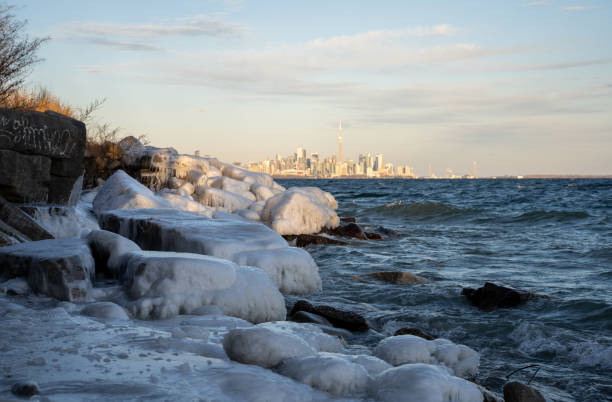 istock Shore lake Ontario.The background is downtown Toronto 1366668610