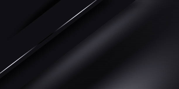 istock Illustration line graphic of Abstract background diagonal black color modern design 1366671404