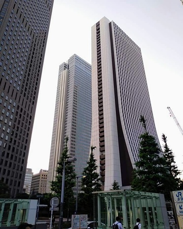 Shinjuku Nomura Building and Sompo Japan Head Office Building, district Nishi-Shinjuku in Shinjuku, Tokyo, Japan