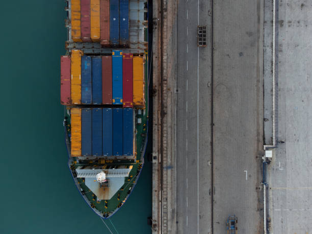 istock Transport of containers by ship 1366672446