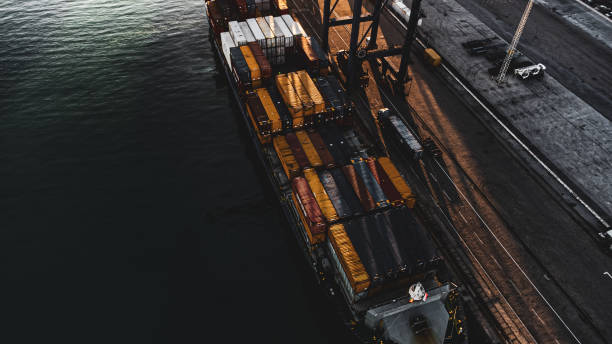 istock Transport of containers by ship 1366672469