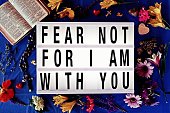 istock Fear Not For I Am With You in Light Box Trend 1366675046