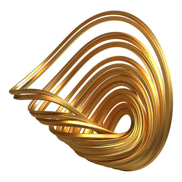 The Anishchenko Attractor 3d Anishchenko Attractor isolated on white bronze statue stock pictures, royalty-free photos & images