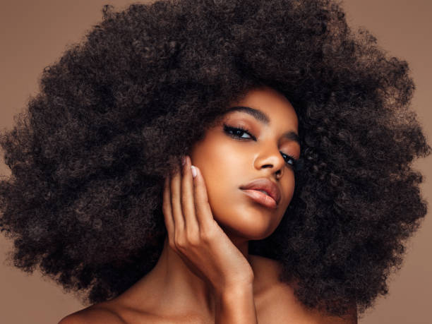 istock Beautiful girl with curly hairstyle 1366675985