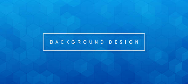 Abstract Modern Hexagonal Medical Background Design. Geometric abstract background with hexagons. Honeycomb, science and technology vector illustration Abstract Modern Hexagonal Medical Background Design. Geometric abstract background with hexagons. Honeycomb, science and technology vector illustration blue backgrounds stock illustrations