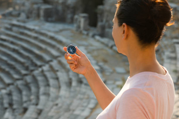 istock Woman in Ancient City 1366687085
