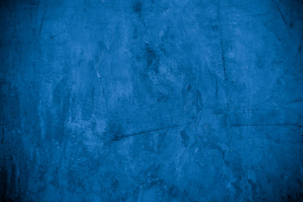 istock Old wall pattern texture cement blue dark abstract  blue color design are light with black gradient background. 1366690927