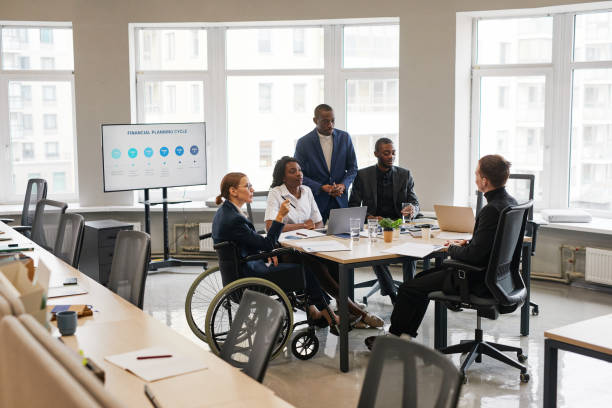 istock Diverse Business Team in Office 1366691244