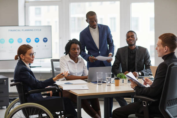 istock Diverse Business Team Meeting in Office 1366691246